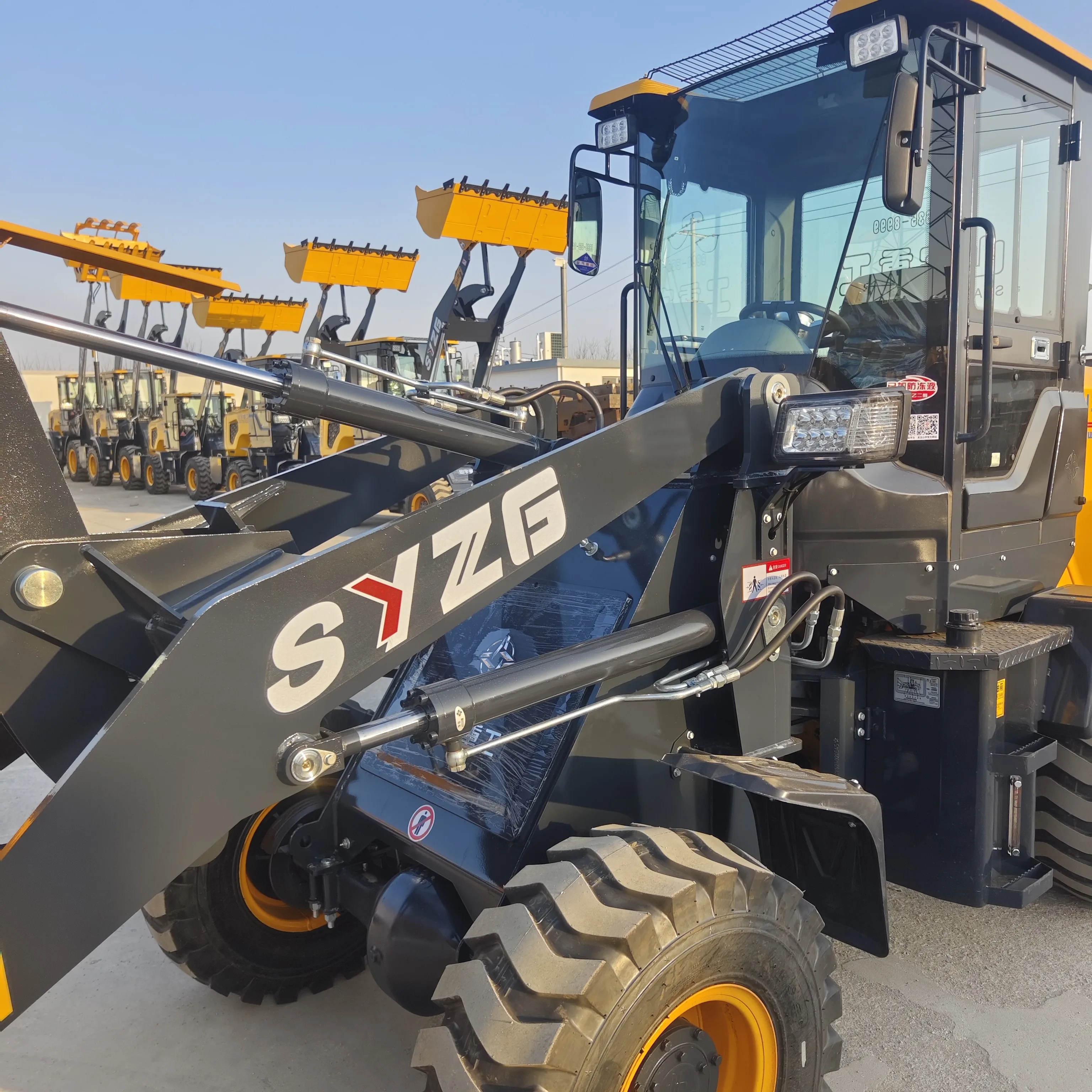 SYZG936 Mini Telescopic Front End Wheel Loader Tractor Backhoe Loader Price