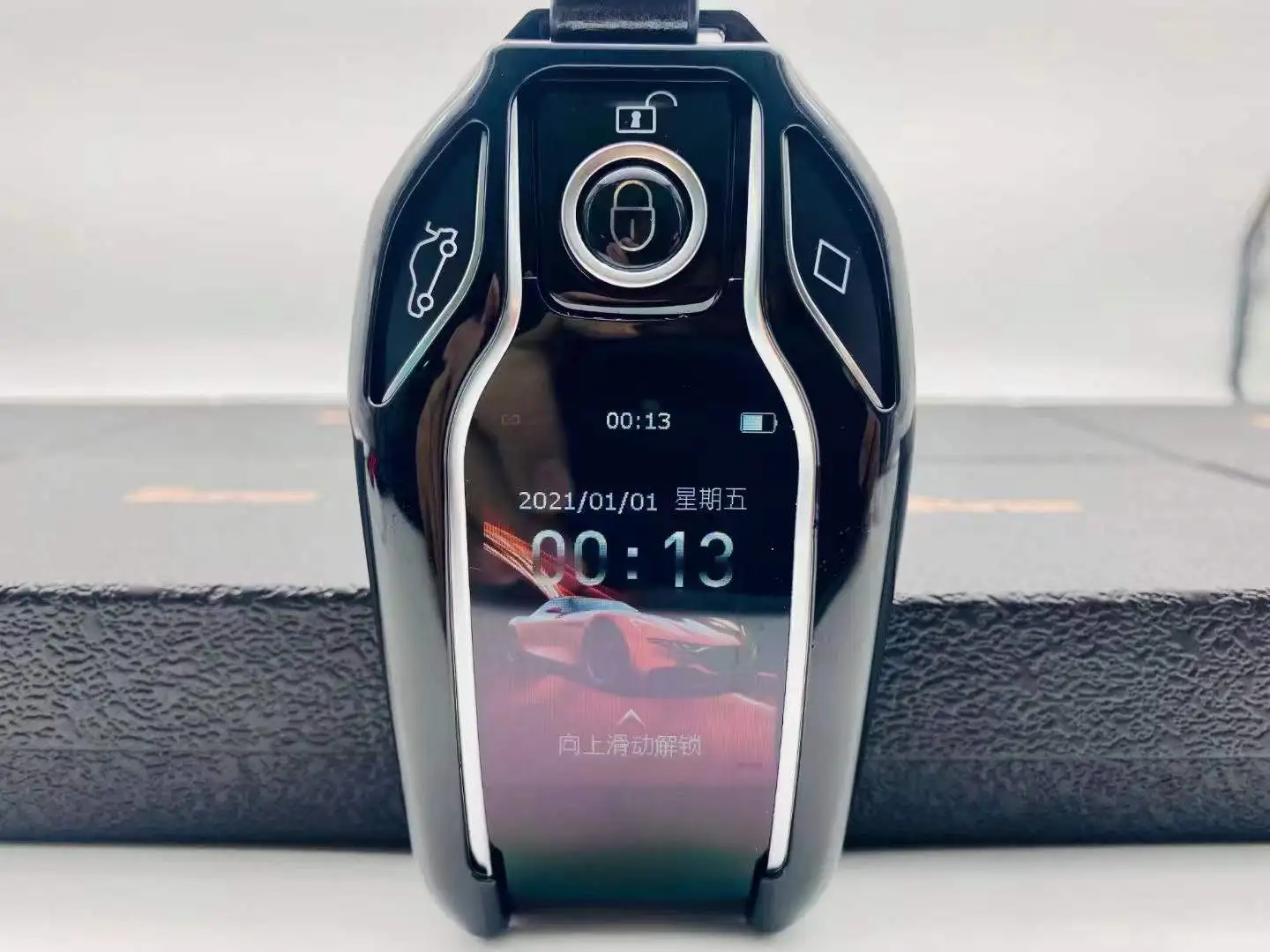 TK800+ Smart Lcd key Keyless entry Remote touch Screen key car alarm systes