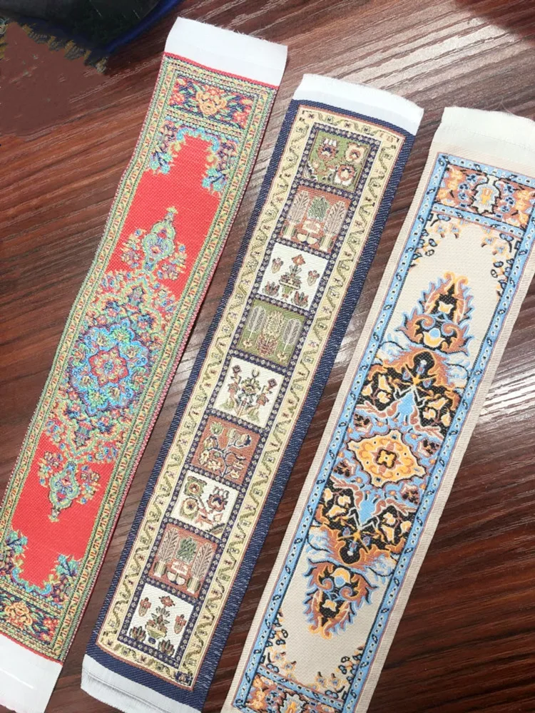 Wholesales cheap custom woven persian bookmarks