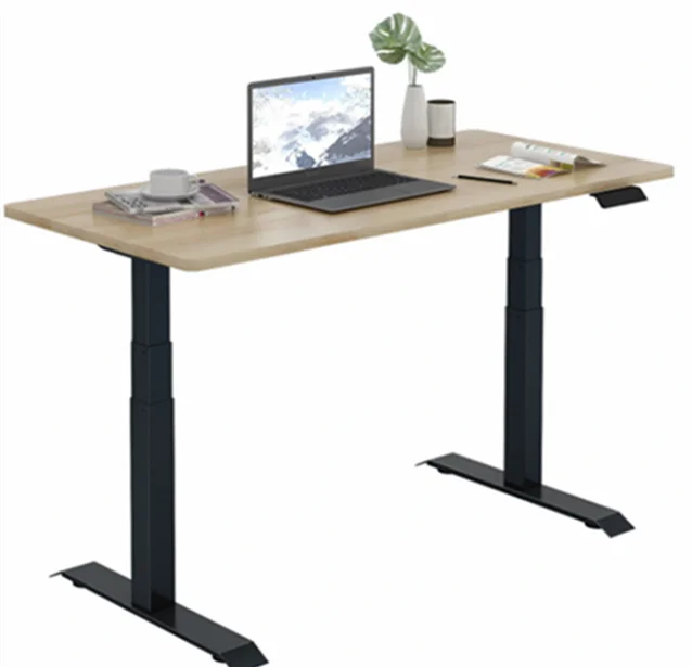 Sit and Stand Up Desk Ergonomic Motorized Elevable Autonomous Table Adjustable Height Electric Standing Desk Frame