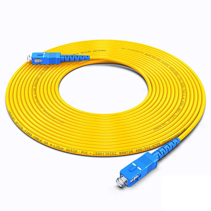 For sale  Fiber Optic Jumper Cable Single Mode Extension Patch Cord 1m, 2m, 3m, 5m, 10m pigtail SC APC UPC