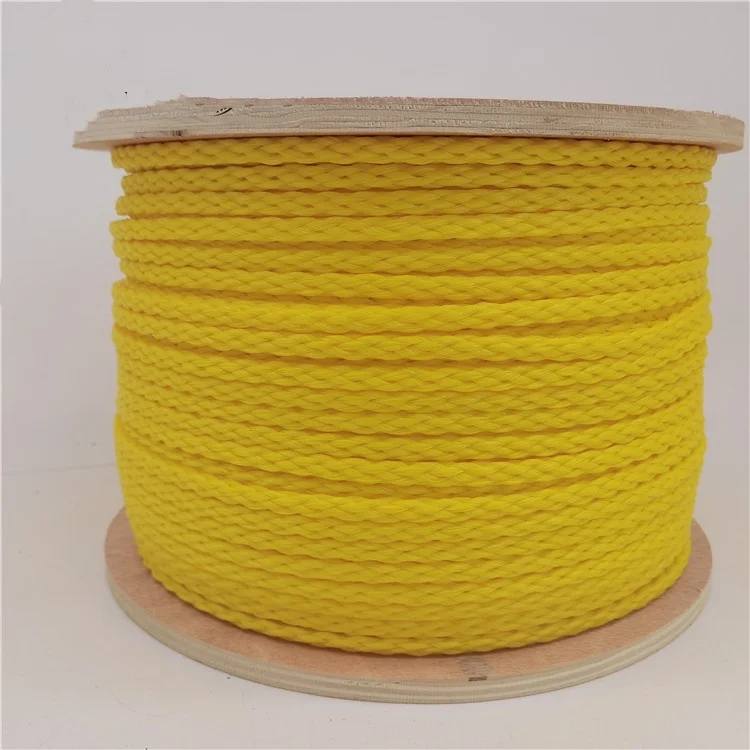 yellow tiger green blue 14 16 18 20 mm *180 200 220 m 3 strand polyethylene pe marine rope for commercial fishing