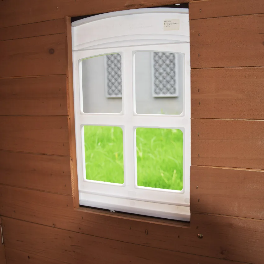 Square wooden outdoor game house populared play house for kids