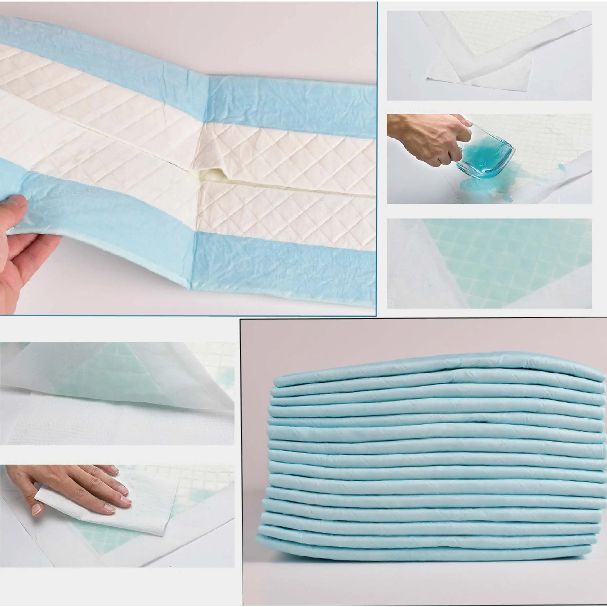 Near Me Mats For Beds Protector Sheets Patients Bed Liners For Adults Disposable Blue Pads Manufacturers