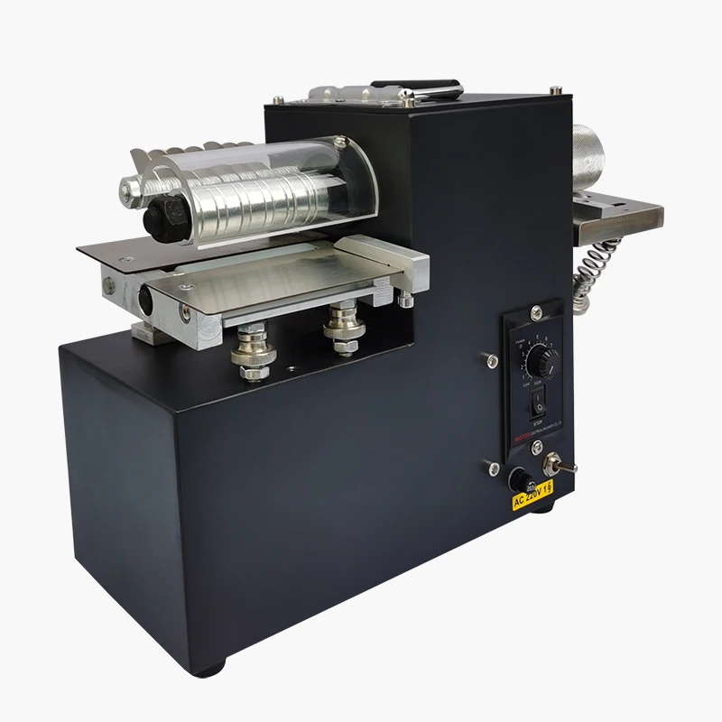 Small Automatic Leather Strip Cutting Machine Leather Belt Shoe Making Leather Strap Belt Cutting Slitting Machine