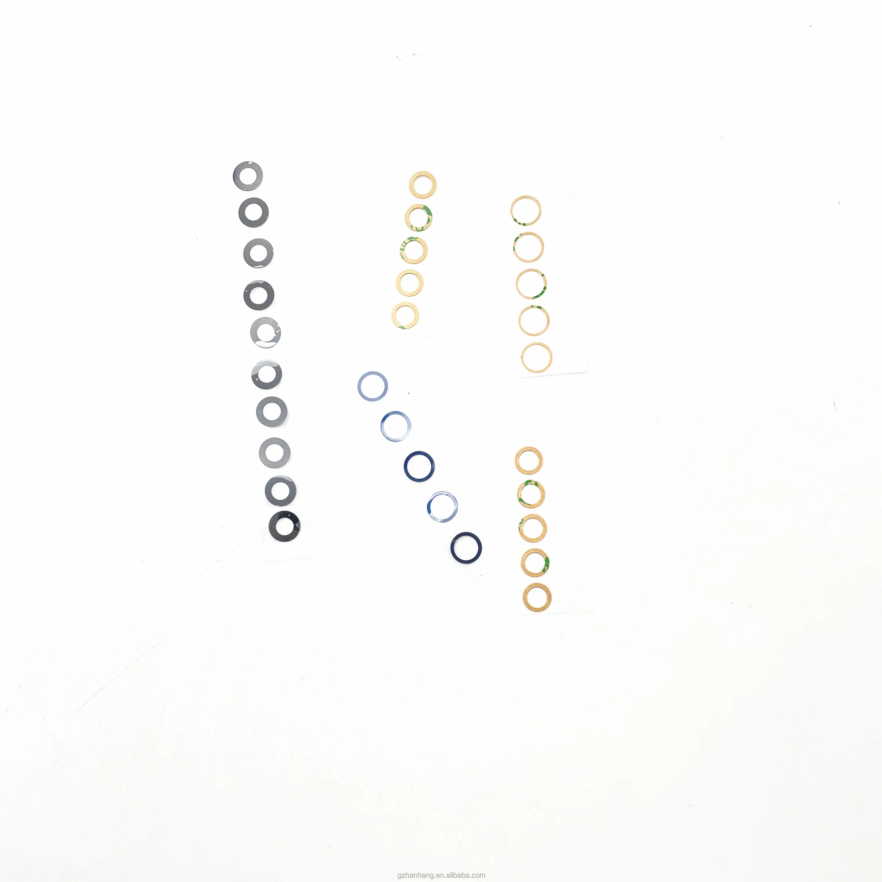 For iPhone x xs MAX OEM Original Back Rear Camera Lens Glass Replacement with sticker adhesive 2pcs/set