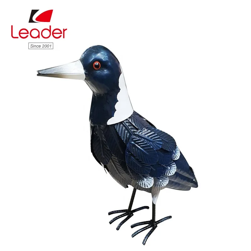 Tropocal African Animal Handmade Metal Colorful Iron Toucan Figurine