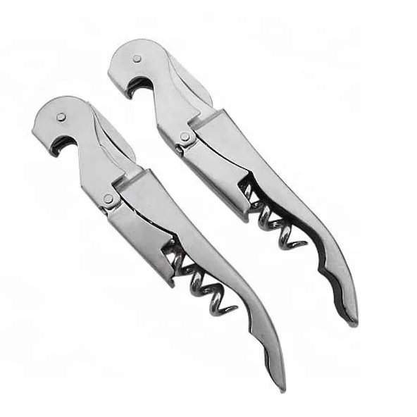 Wholesale Silver 3 in 1 Metal Tool Hippocampus Corkscrew Stainless Steel Beer Wine Bottle Opener