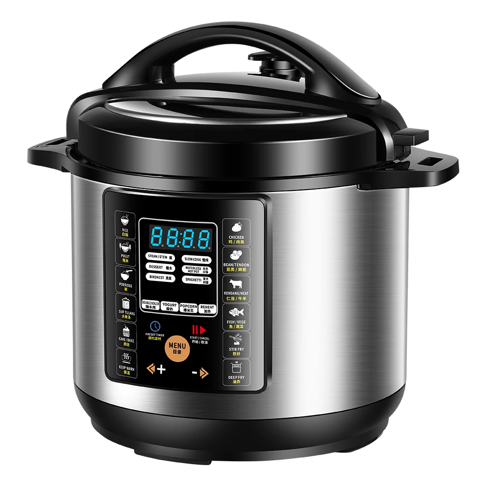 Rice Cooker Anti-scald design Home Stainless Cooking Multi Cooker Electric Pressure Cooker