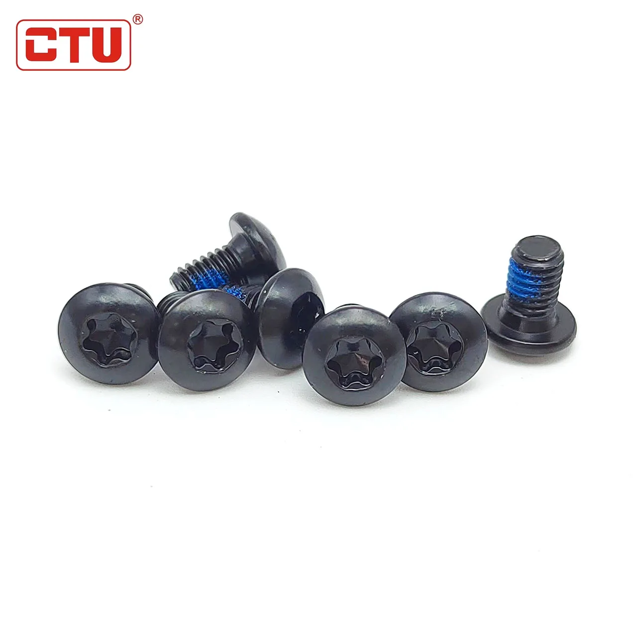 hex socket cap screw button head 10.9 electrophoresis black ISO7380 screw for disc brake M5