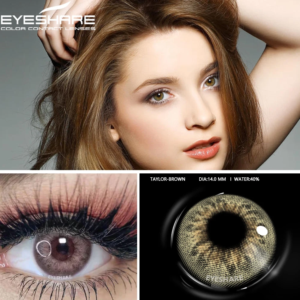 EYESHARE Hot OEM/ODM Wholesale Circle Lentilles De Contact De Couleur Eye Contact Lenses Color Contact Lens Colored Lenses