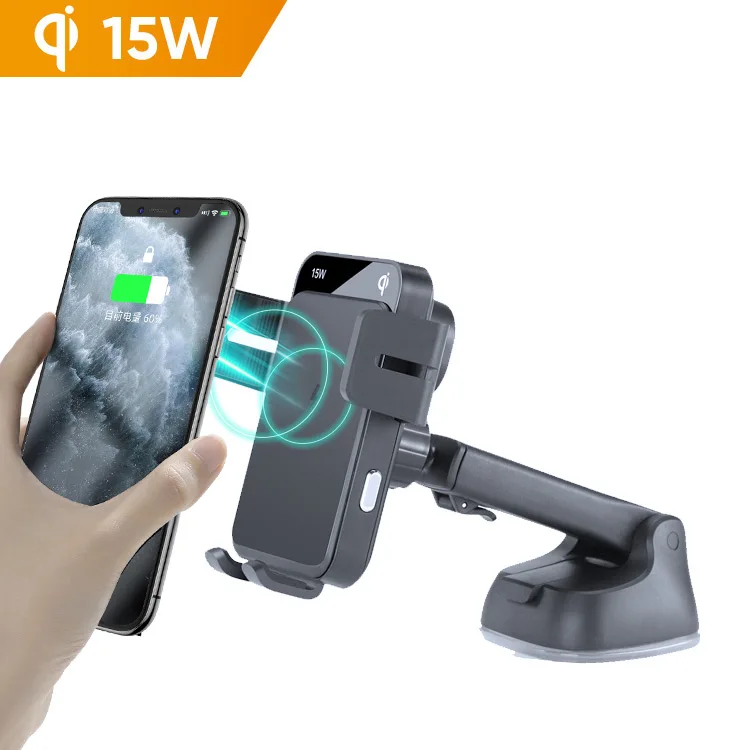 
 JOYROOM Qi 15 Вт Cargador Inalámbrico Беспроводная Быстрая зарядка зарядное устройство Cargadores сотового телефона держатель автомобильное беспроводное зарядное устройство  