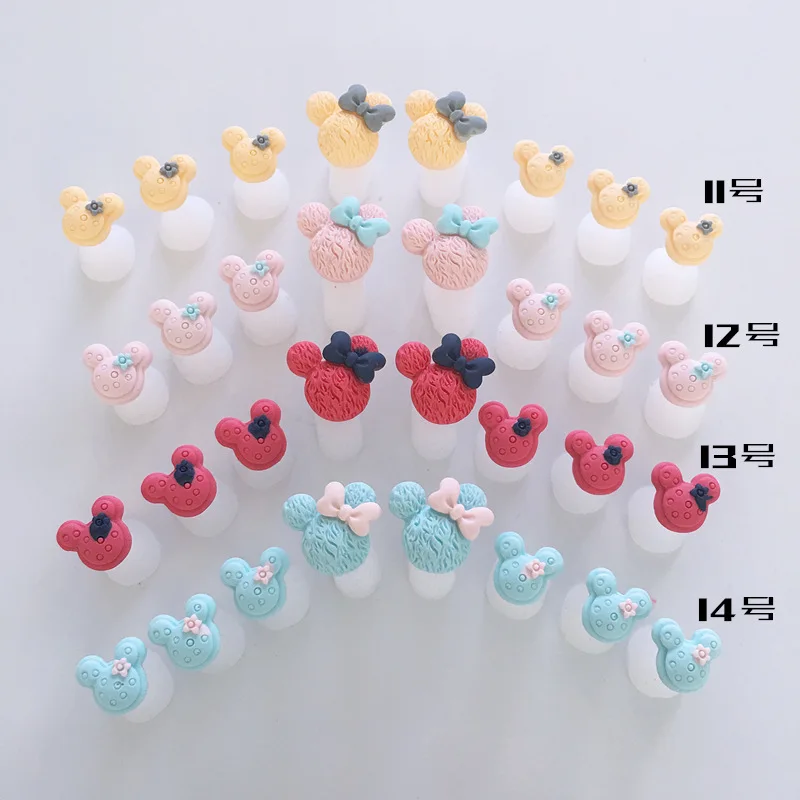 8Pcs/SET Toe Silicone Separator Nail Art DIY Tool Pedicure Flower Waterdrop Pearl Nail Tools Toe Separators