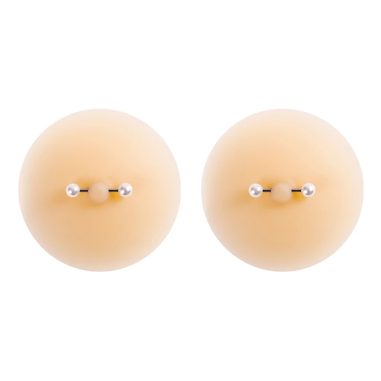 Multi Style Nipple Accessories Fake Piercing Nipple Cover With Nipple Ring