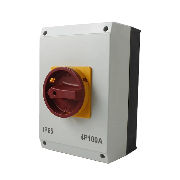 UKP 4P 100A Plastic Power factory price Supplier disconnecting ELECTR CHANGEOV SWITCH isolating switch