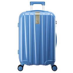 Hanke high quality factory custom oem business travel suitcase modern trolley luggage bag made in china
