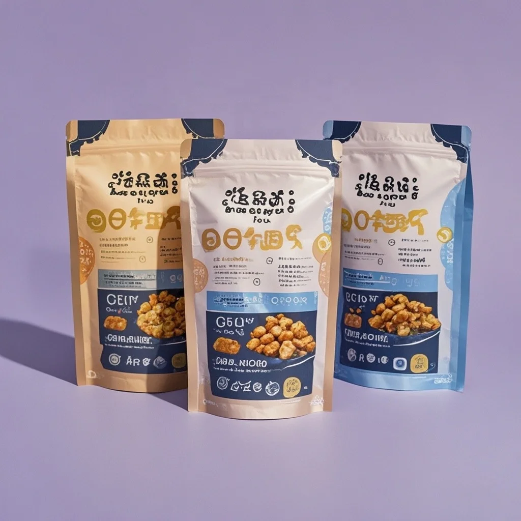 Aluminum Packaging Bagging Packaging Pet Travel Food Bag for Machine Custom Processing Zipper Pillow Slider Pet Travel Food Bag