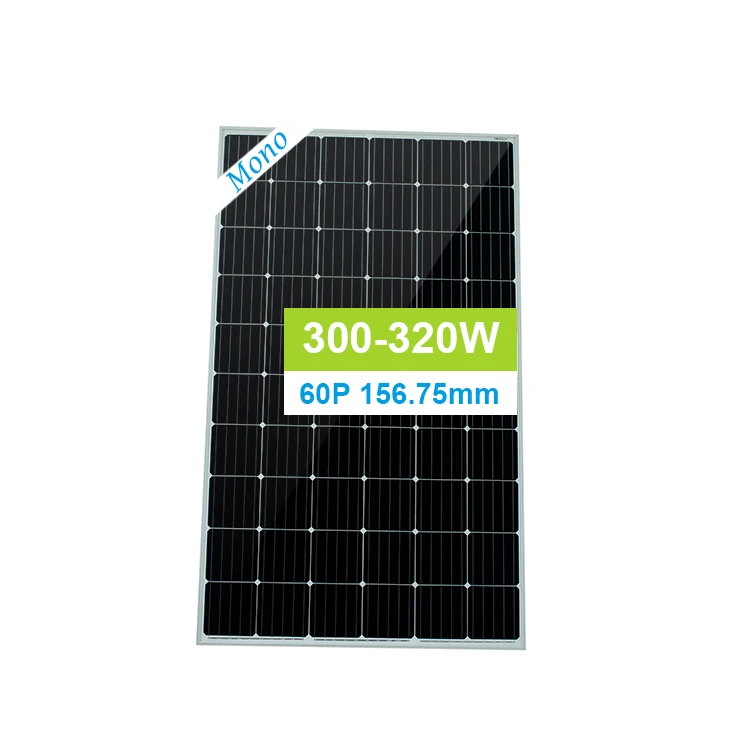 China Supplier Jingdao Factory Direct Sale BIPV Camping Domestic Mono 60 cells  320W Solar Power Panel