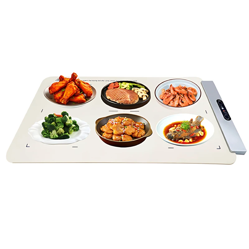 Household use foldable silicone food warming tray digital control 150~400W modern design