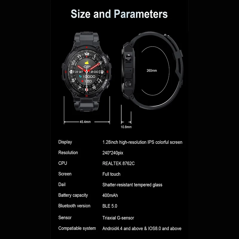  Прямая поставка с завода K22 IOS android Смарт-часы кровяное давление inteligente reloj для мужчин спортивные мобильный телефон наручные