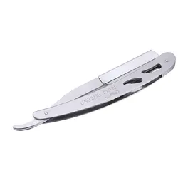 High quality professional private label  straight  Vintage stainless steel barber folding mens shaving razor