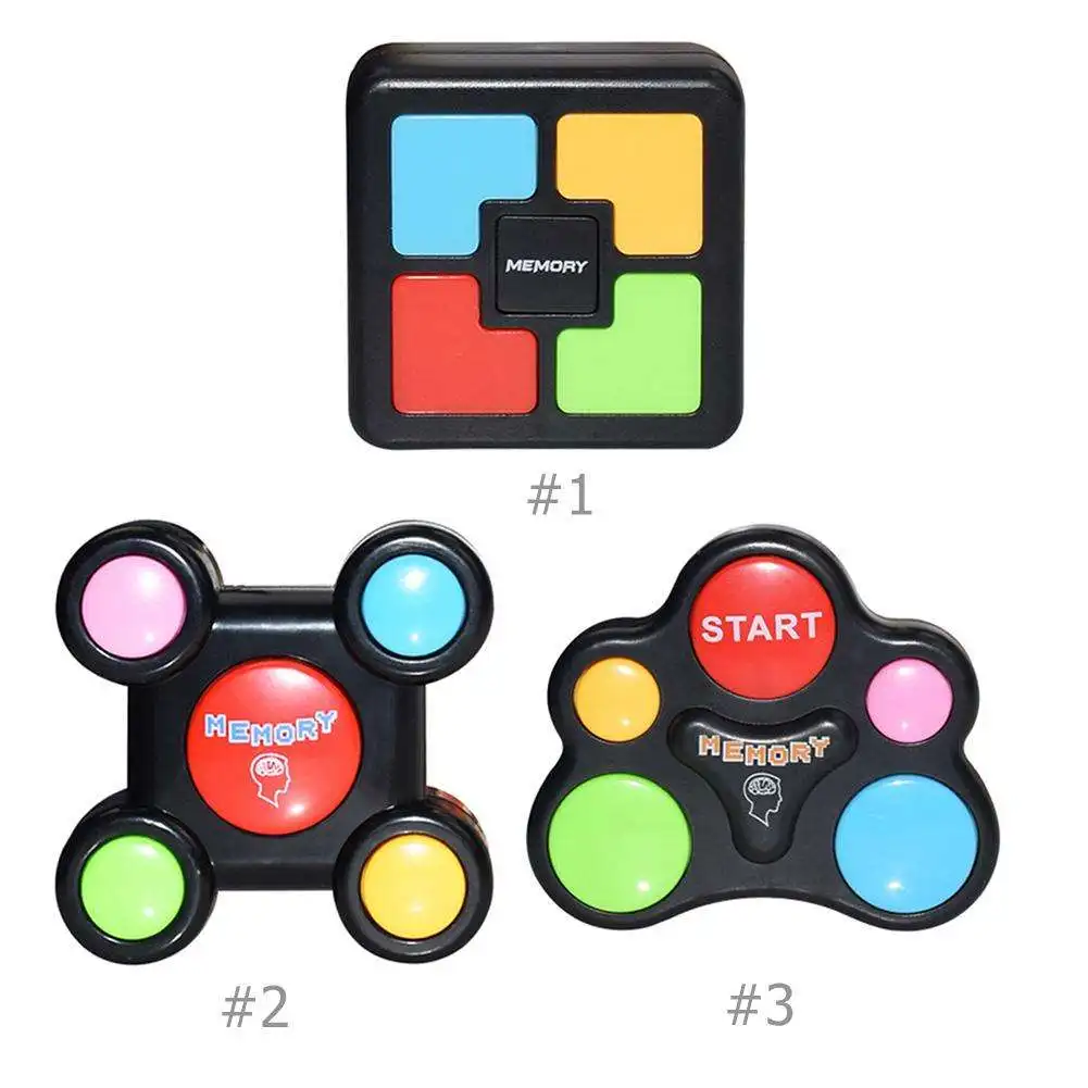 Custom Educational Electronic Toys For Music Led Flashing Cube Electronic Memory Brain Game Interactive  Electron Memory Games