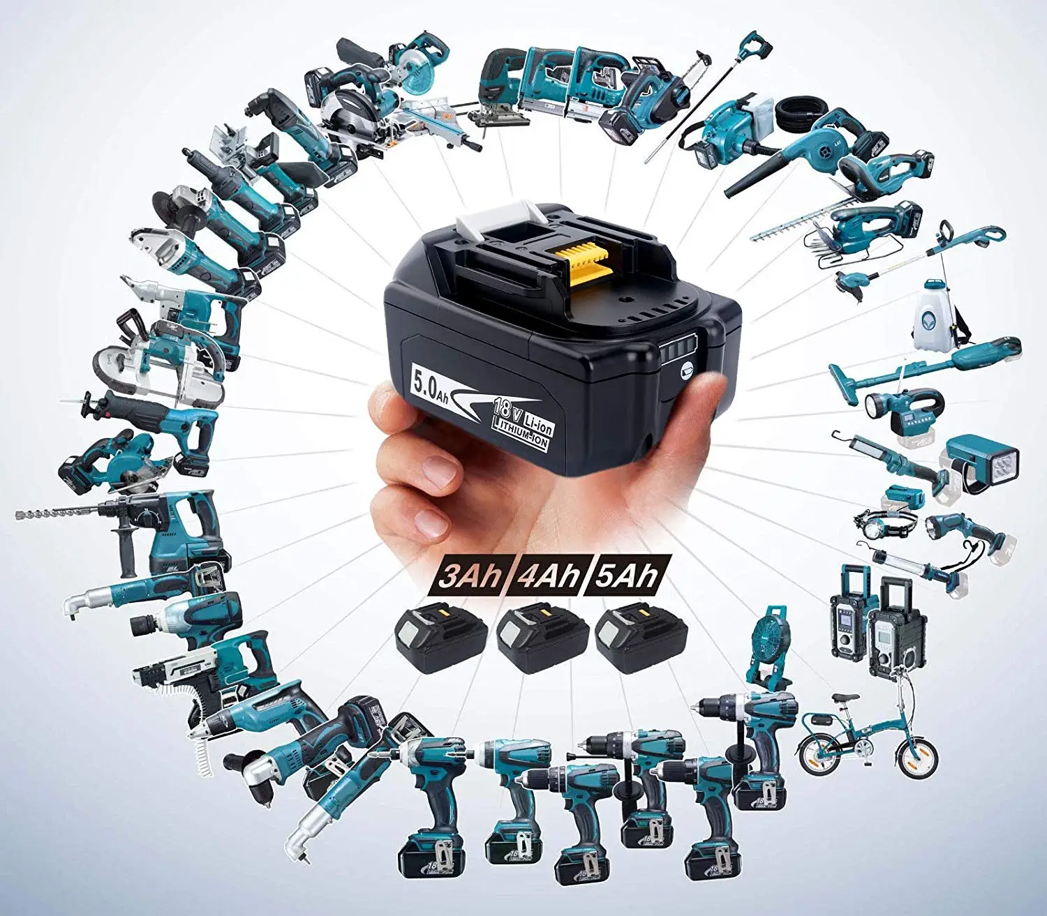 Литий-ионный аккумулятор для Makita, сменная батарея BL1830 для электроинструментов Makita, 18 В, 3 Ач, 4 Ач, 5 Ач, 6 Ач