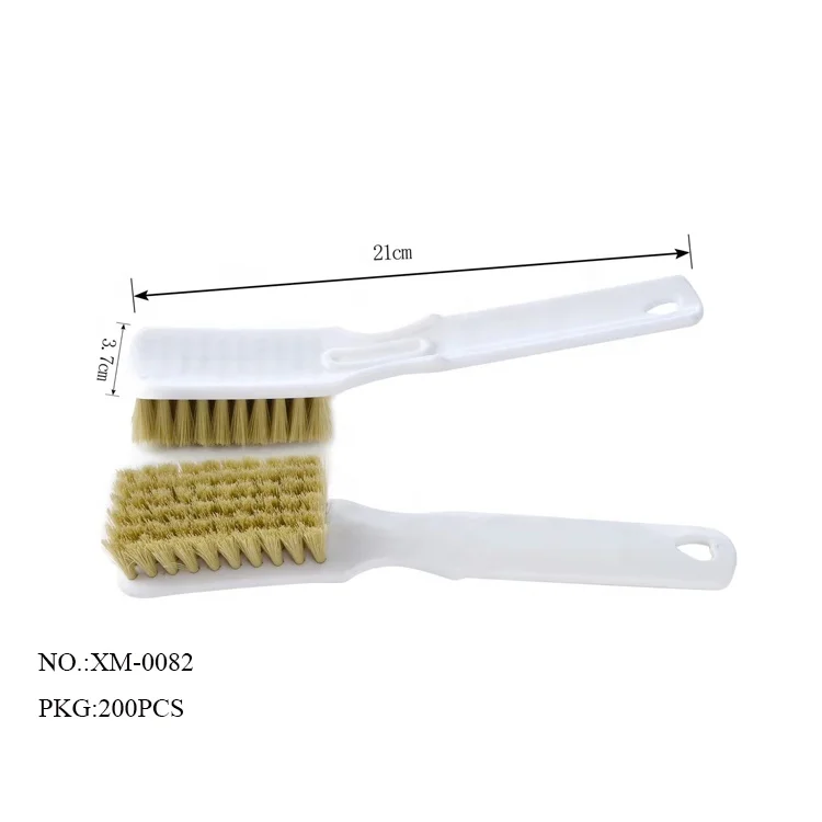 Easy Hanging Shoe Cleaning Brush With PET Brush Hair