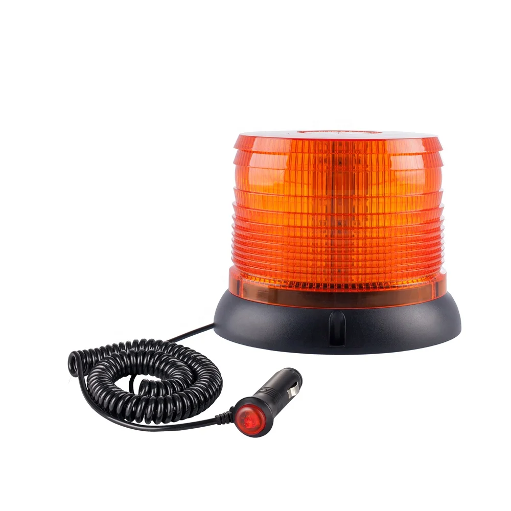 12v amber led warning flashing lights ECE R65 led strobe lights for trucks Magnetic revolving led emergency beacons warning