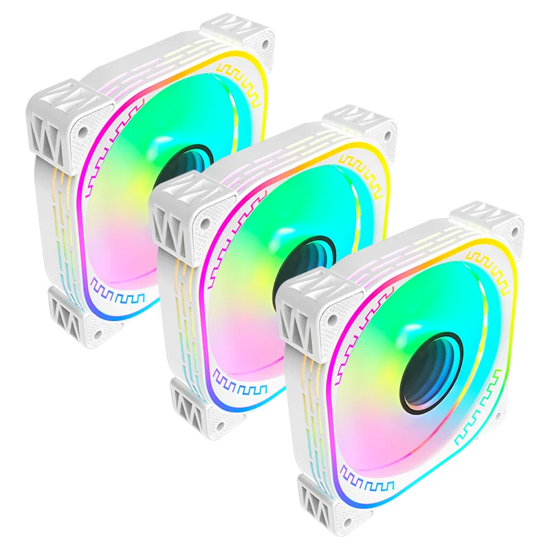 New Style Factory Direct Sales CPU Cooling Fan With High Cooling Performance 5V ARGB 3Pin 4Pin Motherboard Sync Fan for PC