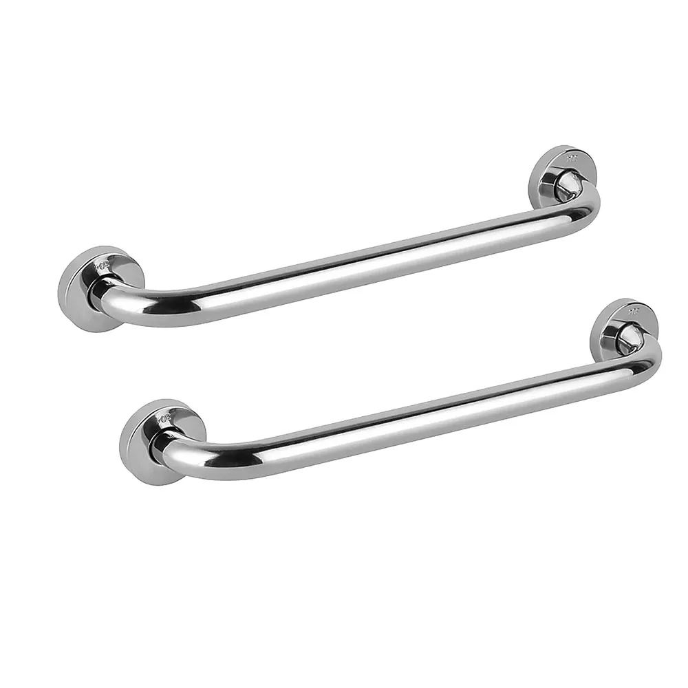Mirror polish 304 stainless steel grab bar bathroom disabled elderly straight handrail