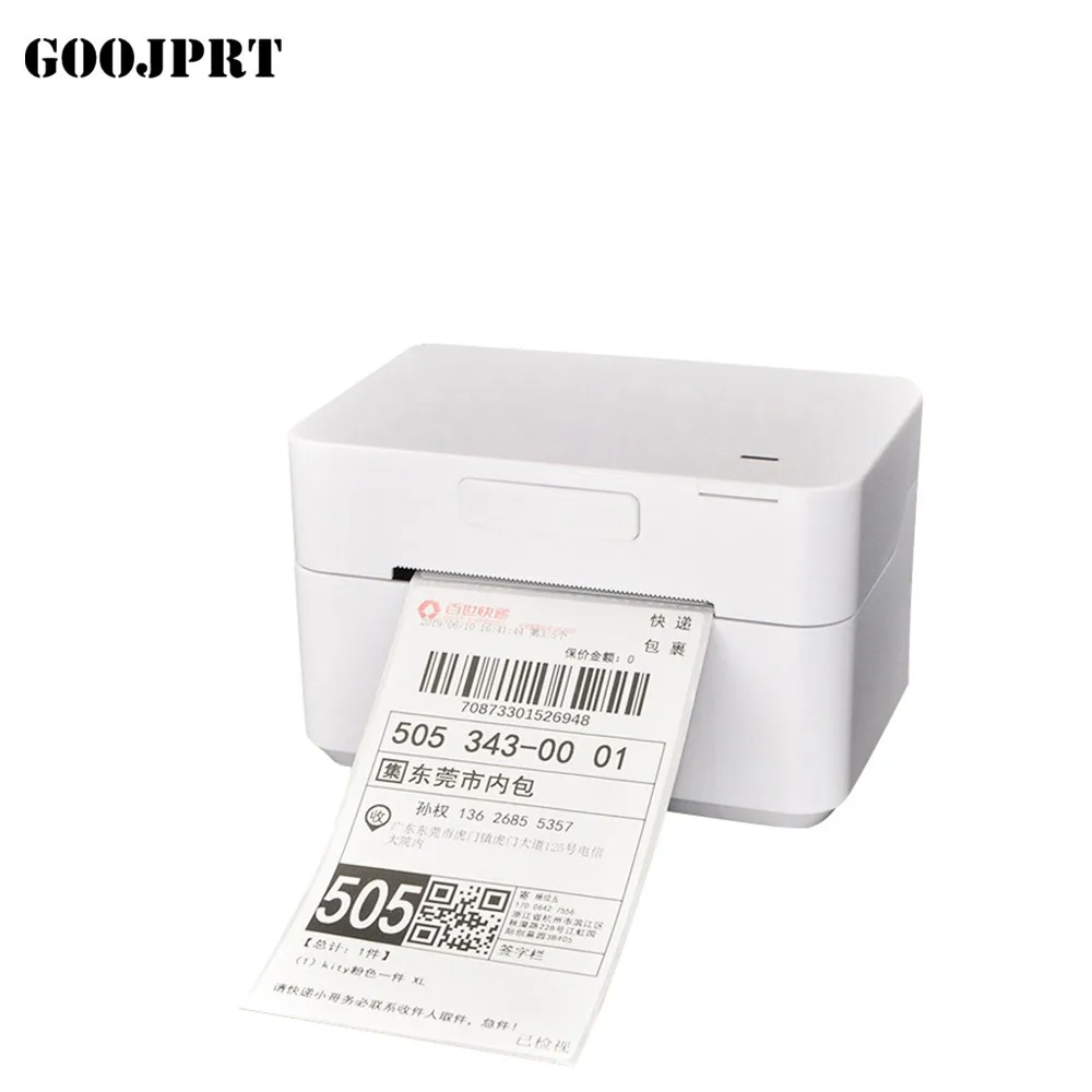 GOOJPRT pos barcode label printer USB sticker printer thermal for shipping supplies and packaging