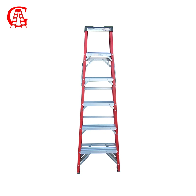 FRP Folding Ladder 4 6 8 10 12 Foot manufacturer ladder Fiberglass ladder supplier