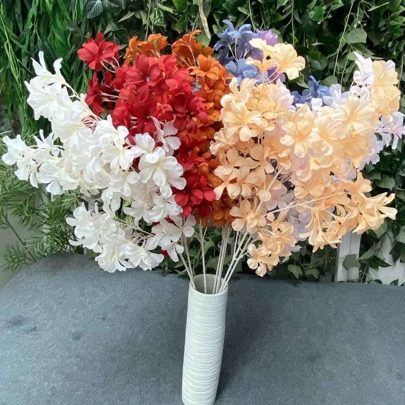 Wedding Decoration Fake Hanging Frangipani Flower Silk Artificial Egg Flower