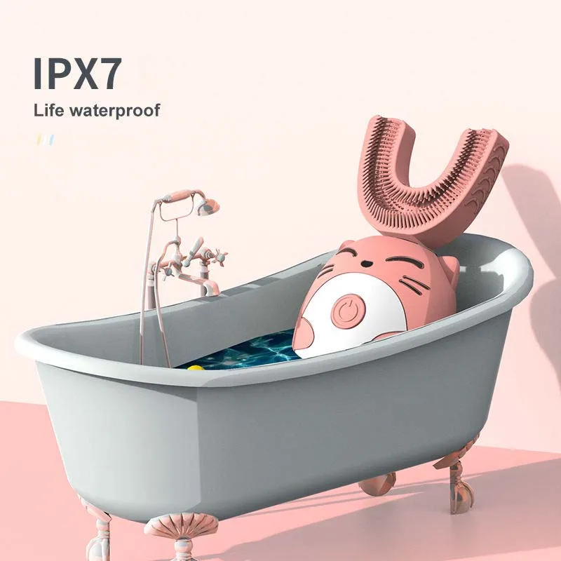 Automatic Electric Toothbrush electric 360 Degree U shape kids adult electric toothbrush