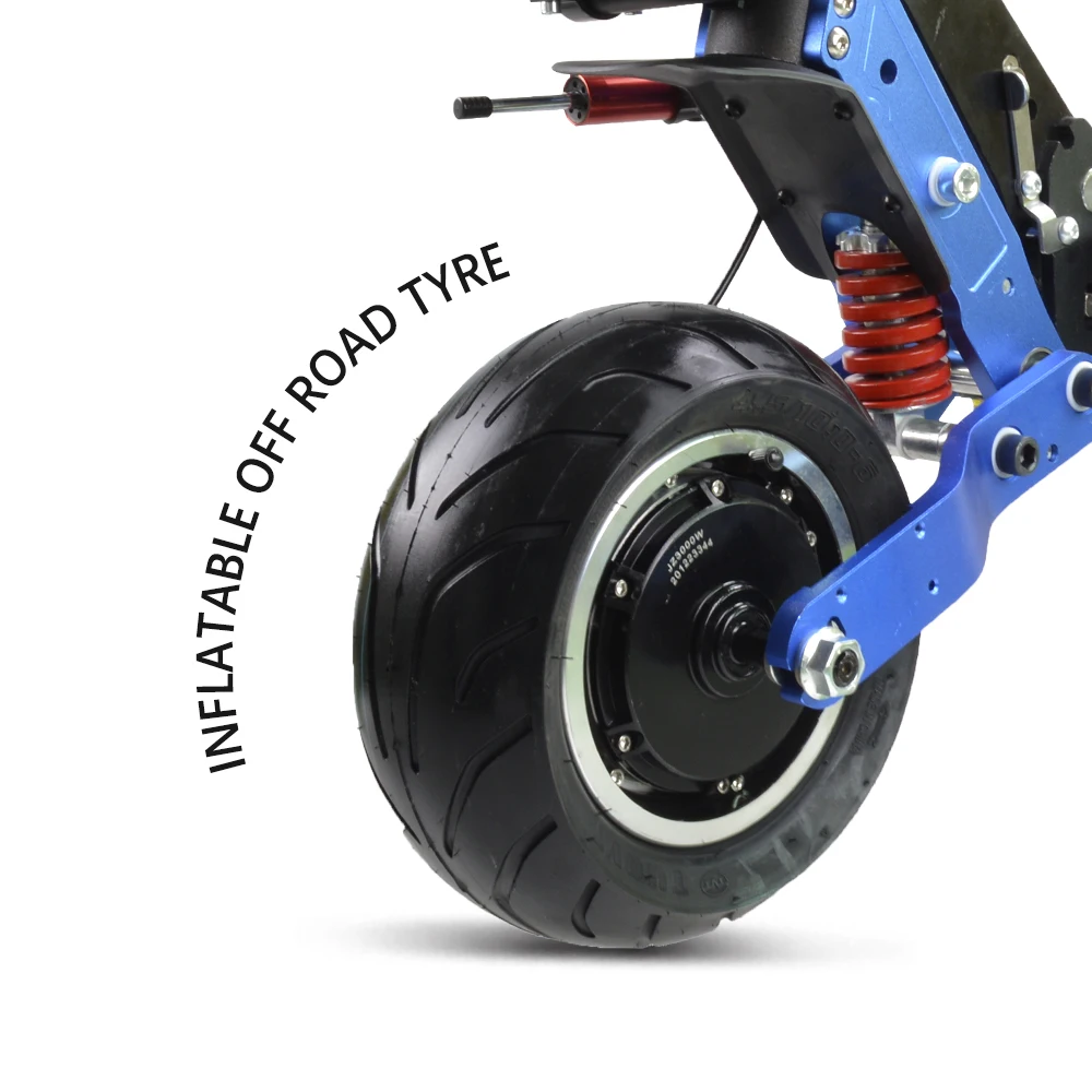 Halo Knight T108 Blue 60V 6000W Electric Scooter Dual Motor 96KM Long Distance Powerful Off Road Electric Scooter For Adults