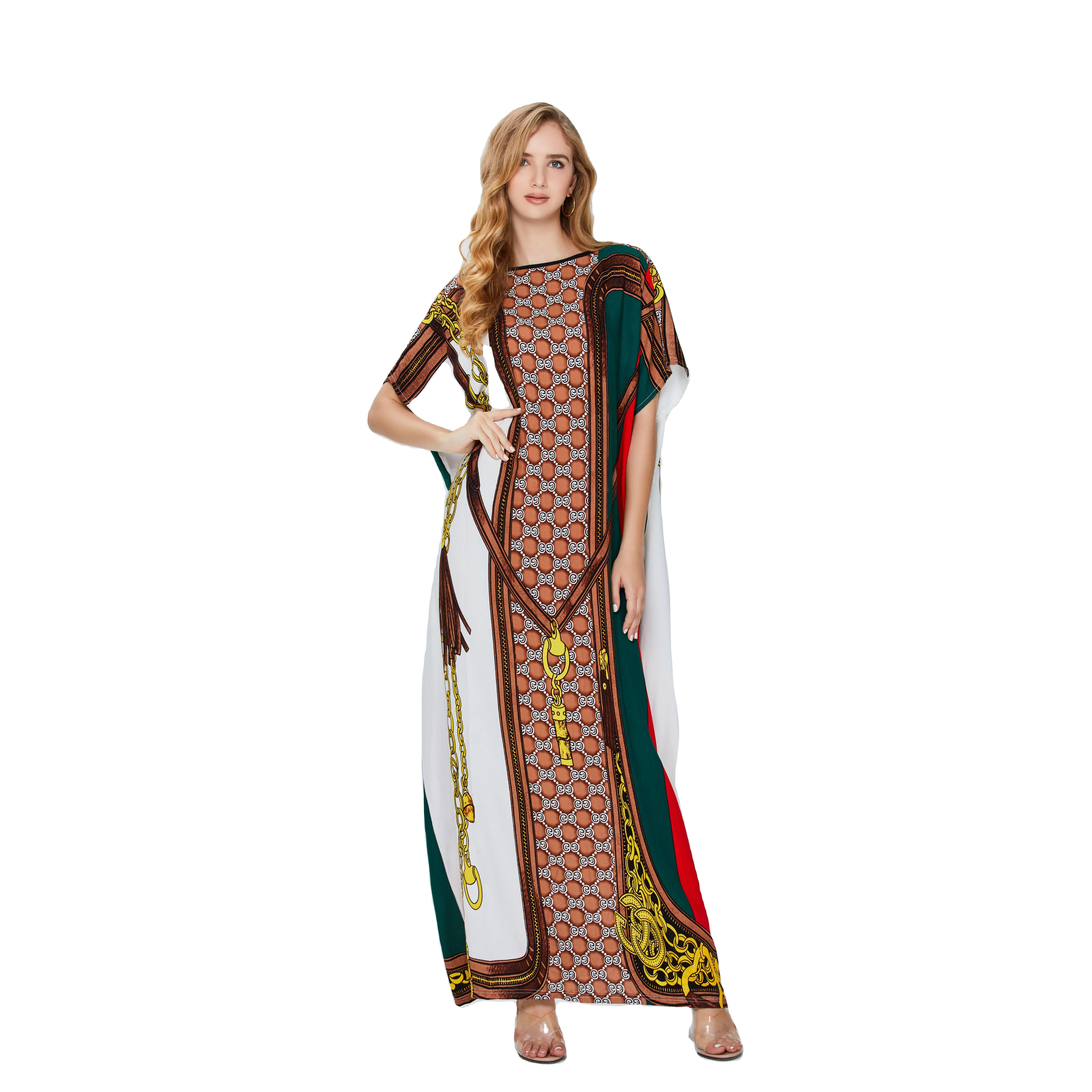 Дубай Abaya 2021 Роскошные Длинные платья дизайнер Agassiz кафтан летняя Дубайская одежда мусульманское платье Этническая мусульманская