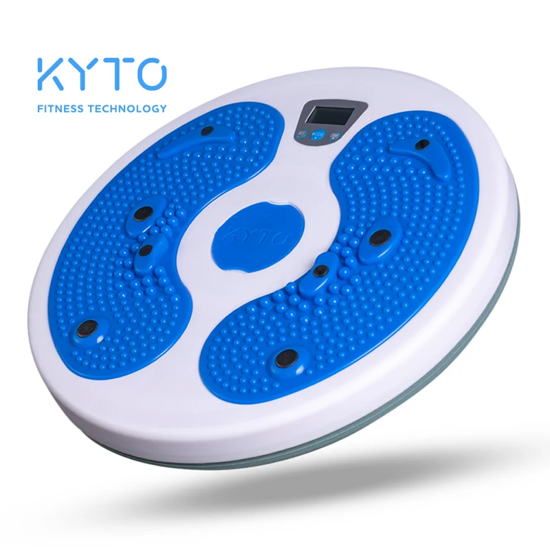
Digital Waist Disc Fitness Figure Trimmer Twist Board Slimming Body Equipment-Foot-shaped Pedal Balance Board KYTO 2232 