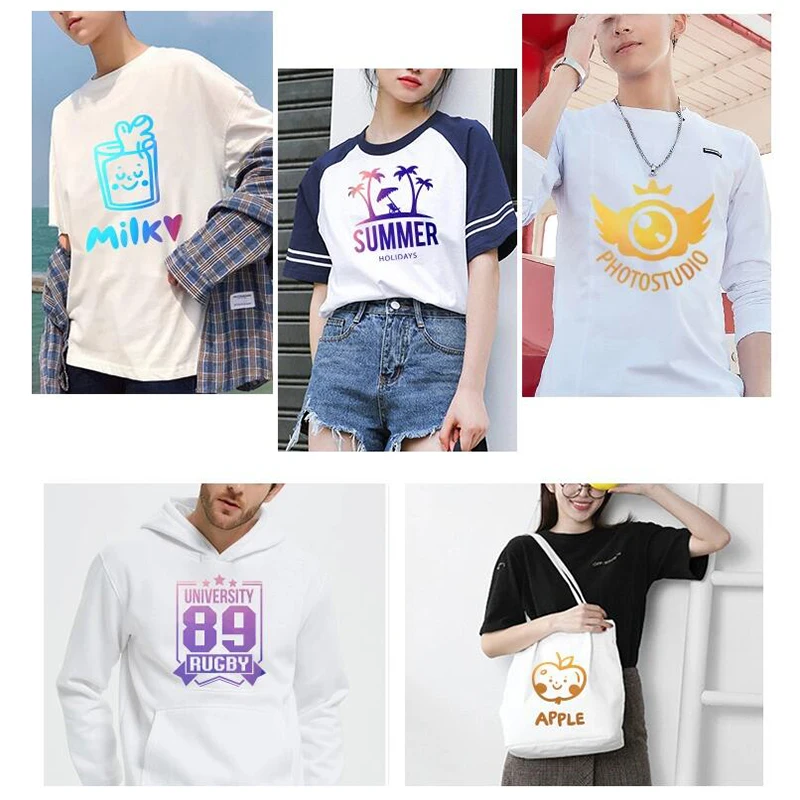 ALL COLORS PVC / Printable PU Flex / FLOCK / Glitter / Hologram / Heat Transfer Film