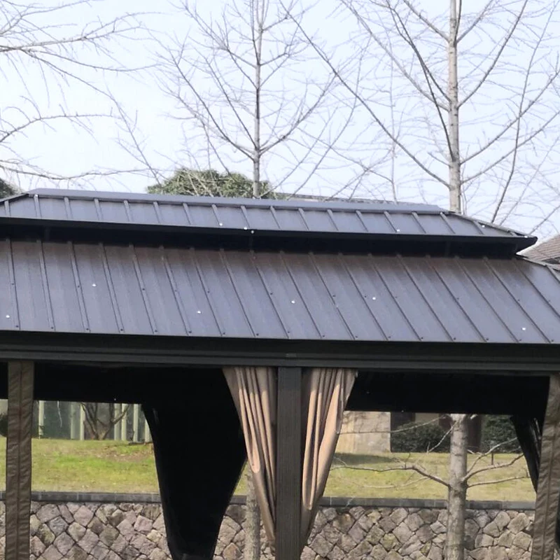 Professional gazebo hard top pergola garden tent gazebo outdoor with CE certificate