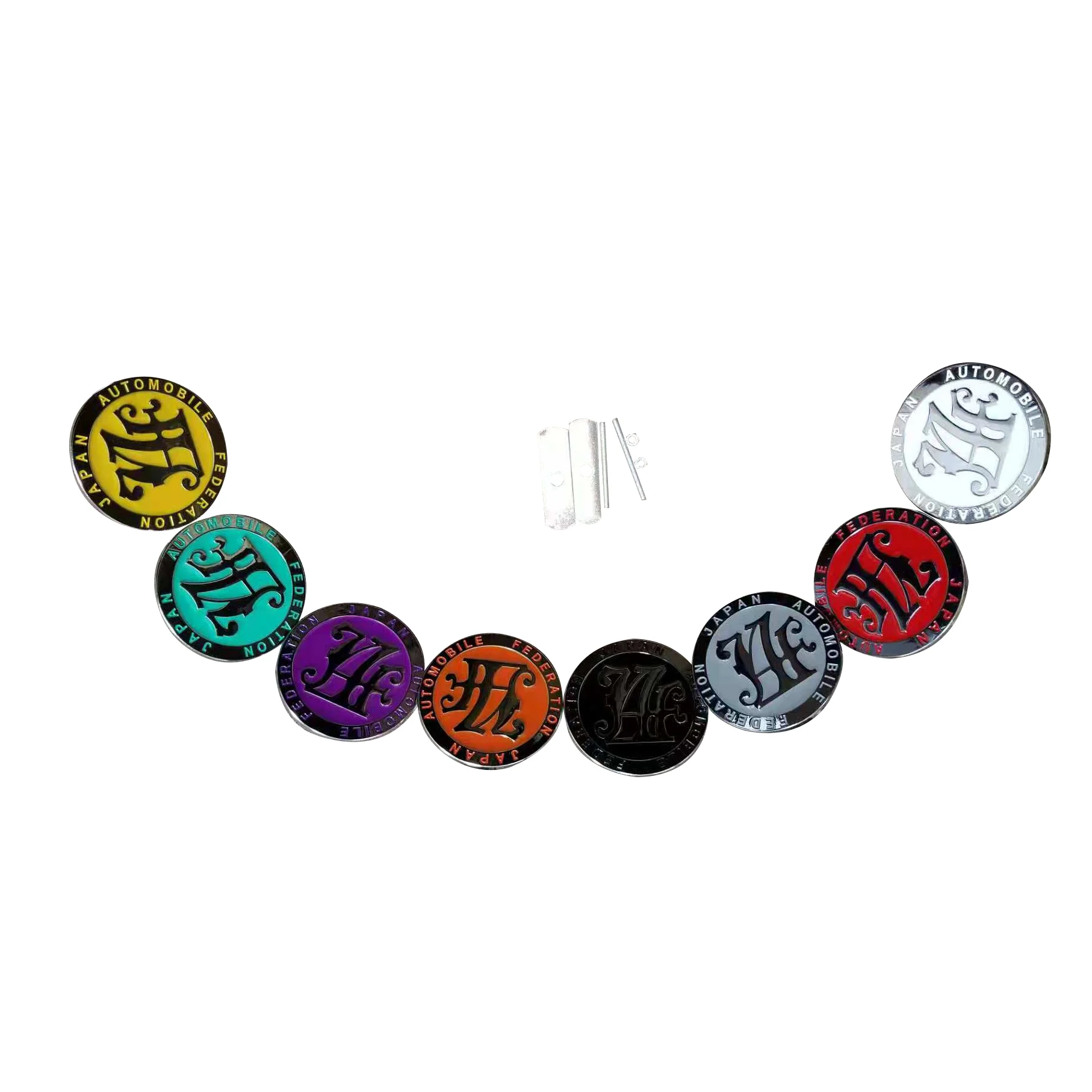 
China Manufacturing JAFF JAF Car Emblem Badge Custom 3D Emblem Sticker Logo Design 