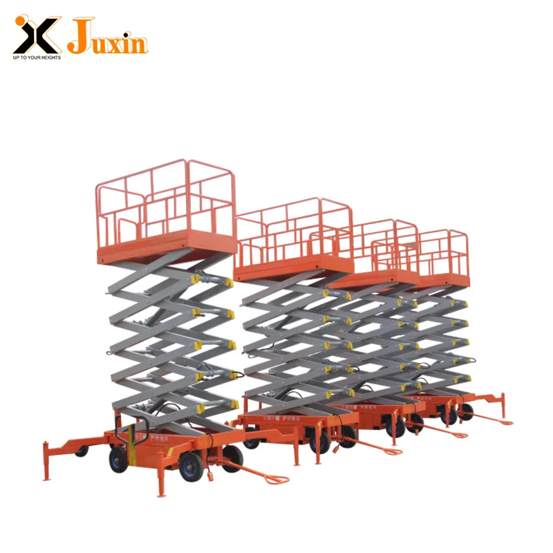 CE certification electric scissor lifts self moving aerial work platform