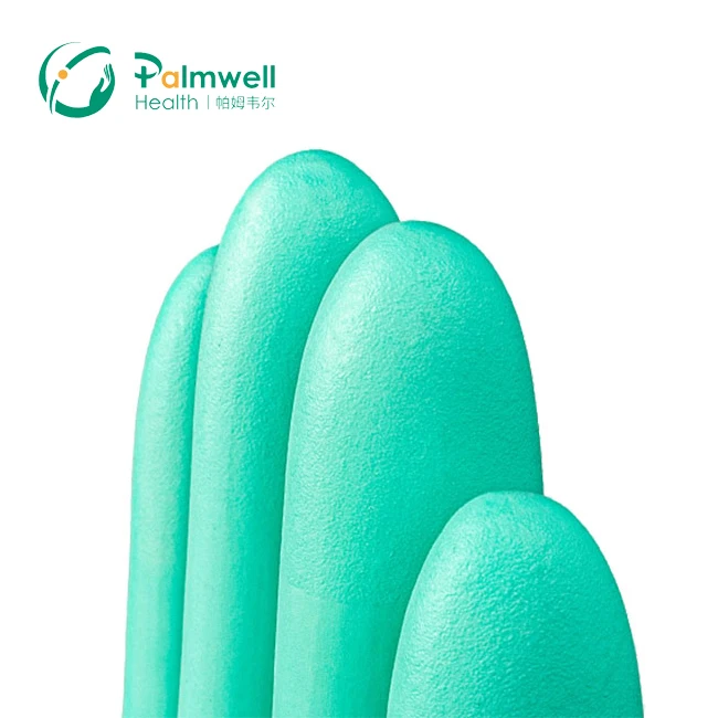 Biodegradable nitrile gloves powder free food grade nitrile medical exam gloves