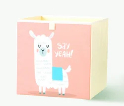 High Quality Washable Fabric Sheep Toy Collapsible Storage Box Drawer