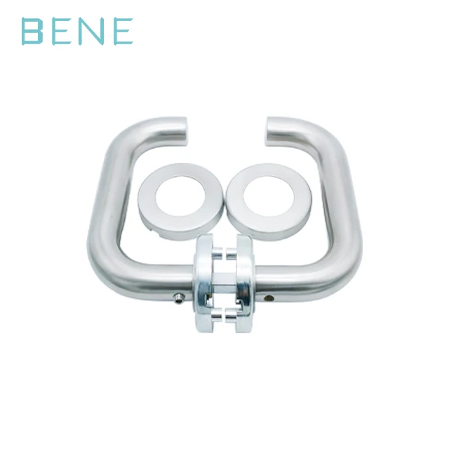 Modern European style 304 door handle metal handle for bathroom