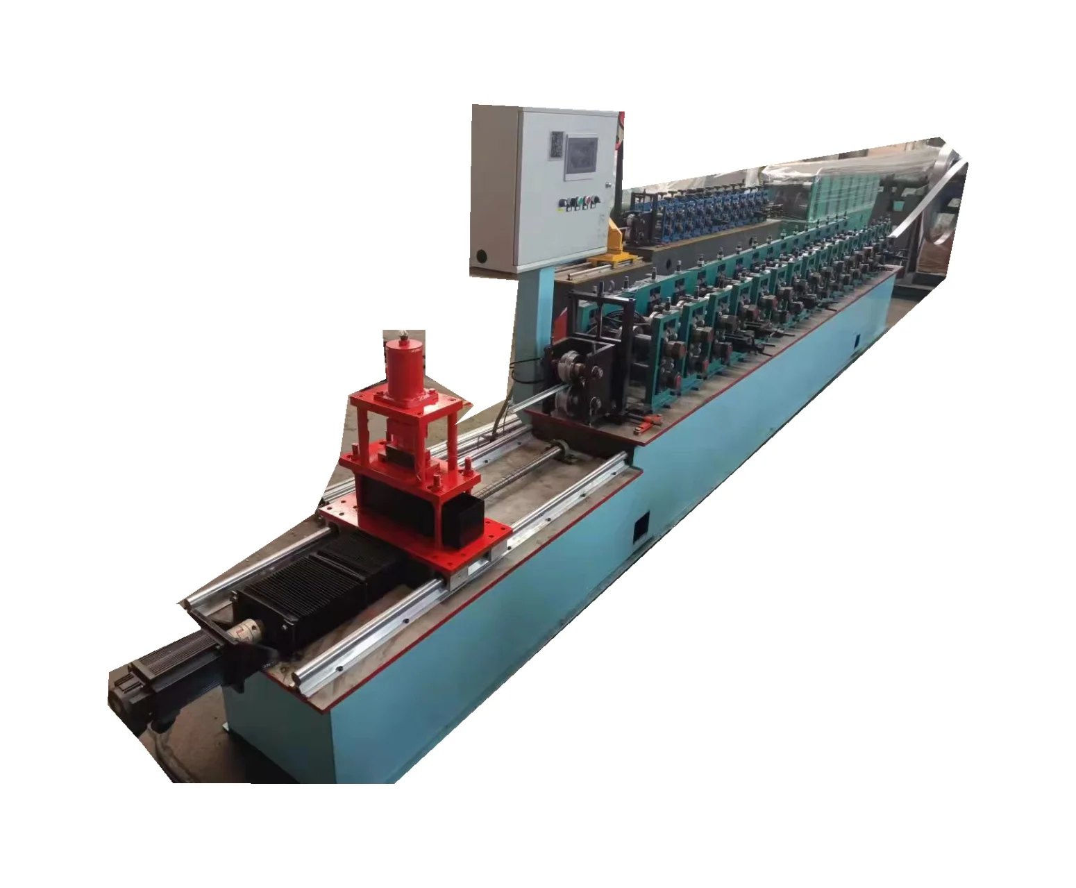 16 Manufacture High Quality Automatic C Slotted Channel For Greenhouse Cold Roll Forming Machine