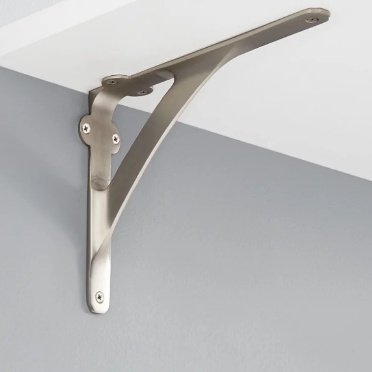 Antique Rose Gold Vintage Industrial Shelf Bracket Bedroom Triangle Metal Brass Shelf Bracket Floating Bracket Shelf Kitchen