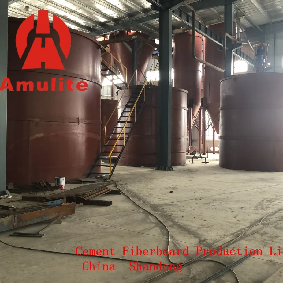 China Amulite Group Stacking Machine Vacuum Lifting Vacuum Calcium Silicate Fiber Cement Board Equipment Production Line