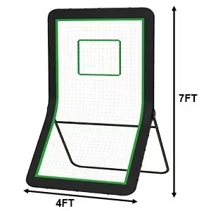 4*7ft adjustable angles lacrosse rebound net soccer baseball volleyball rebounder with Target webbing