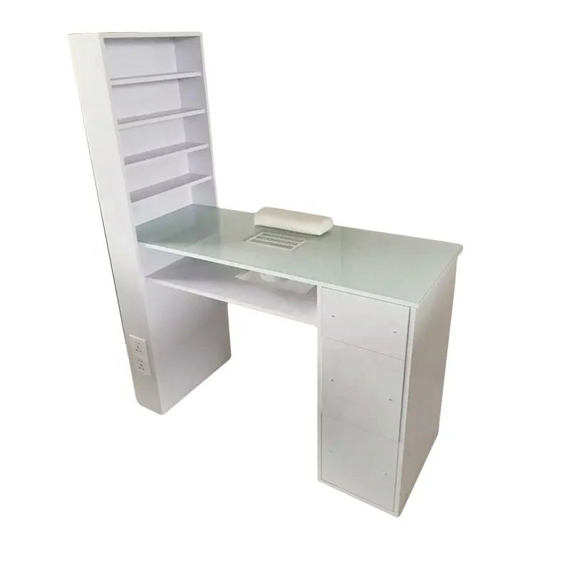 Italian modern casual manicure station manicure station with extended lockers and vacuum cleaner